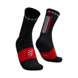 Compressport Ultra Trail v2.0 Socken Schwarz/Rot, Größe T1