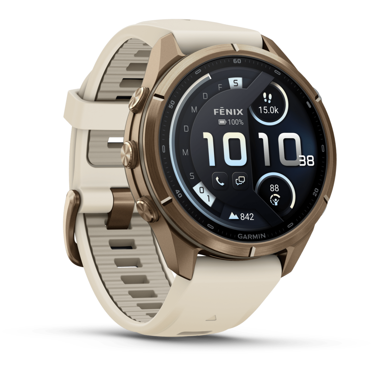 Garmin Fenix 9 PRO inReach AMOLED GPS-Multisport-Smartwatch Creme_inReach 43mm