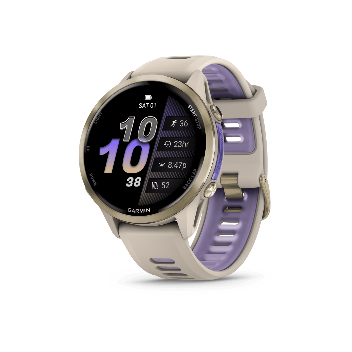 Garmin Forerunner 970 GPS-Multisport-Smartwatch French Gray