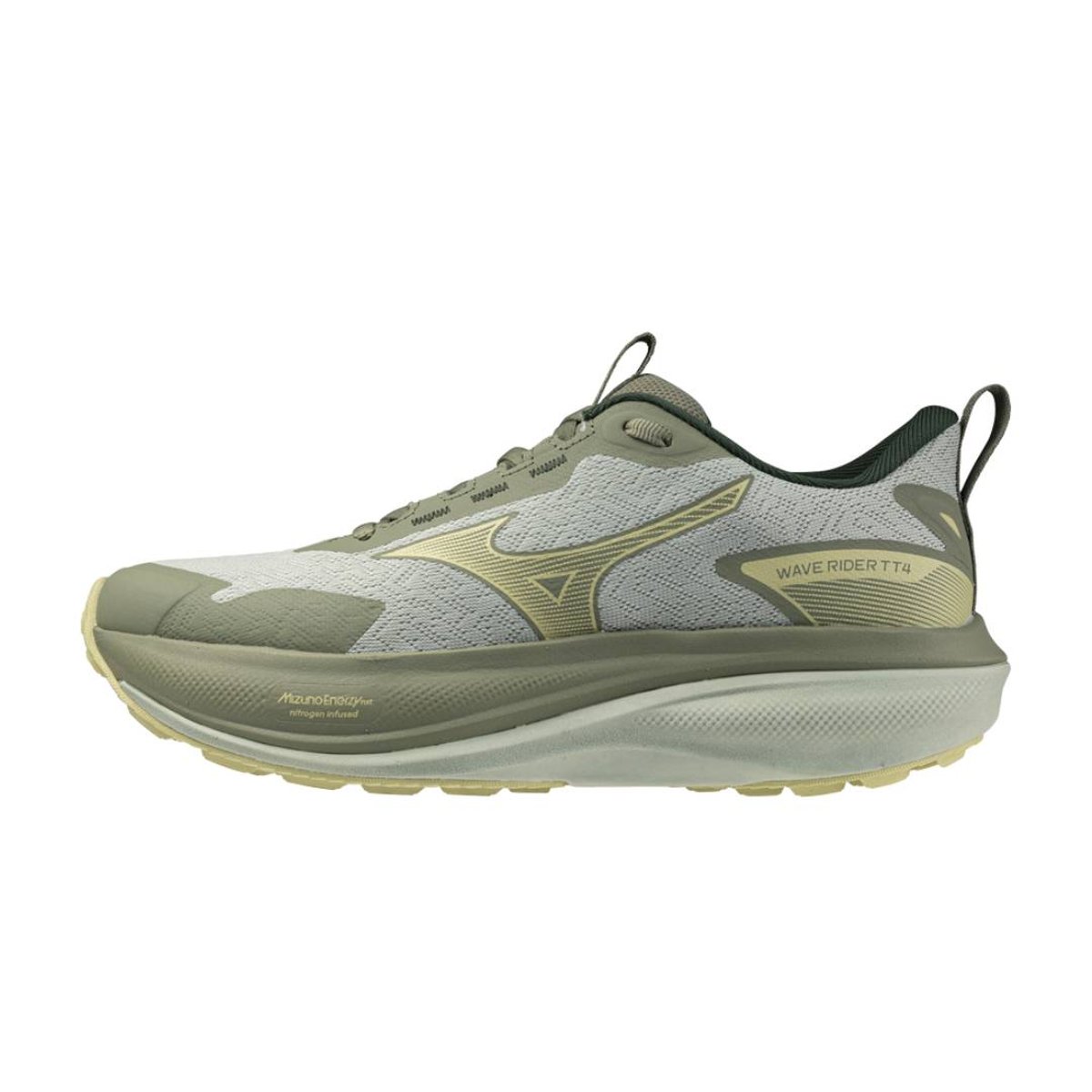 Mizuno Wave Rider TT 4 Schuhe Grün/Grau AW26 Damen, Größe 35 - EUR