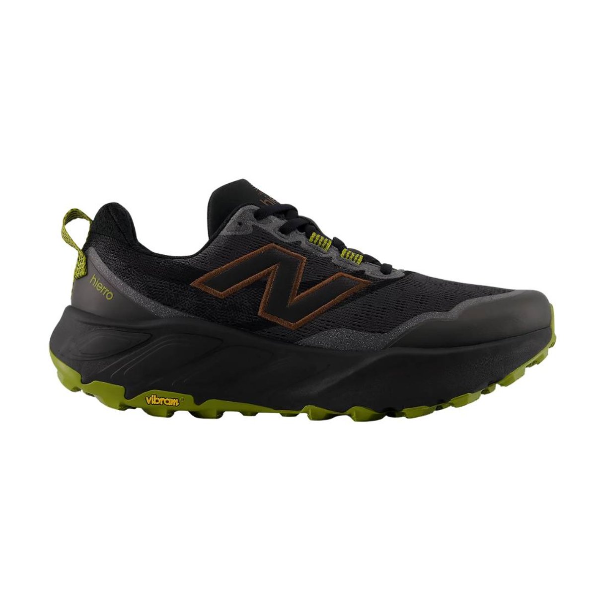 New Balance Fresh Foam X Hierro v9 Schuhe Schwarz Grün SS26, Größe 44,5 - EUR