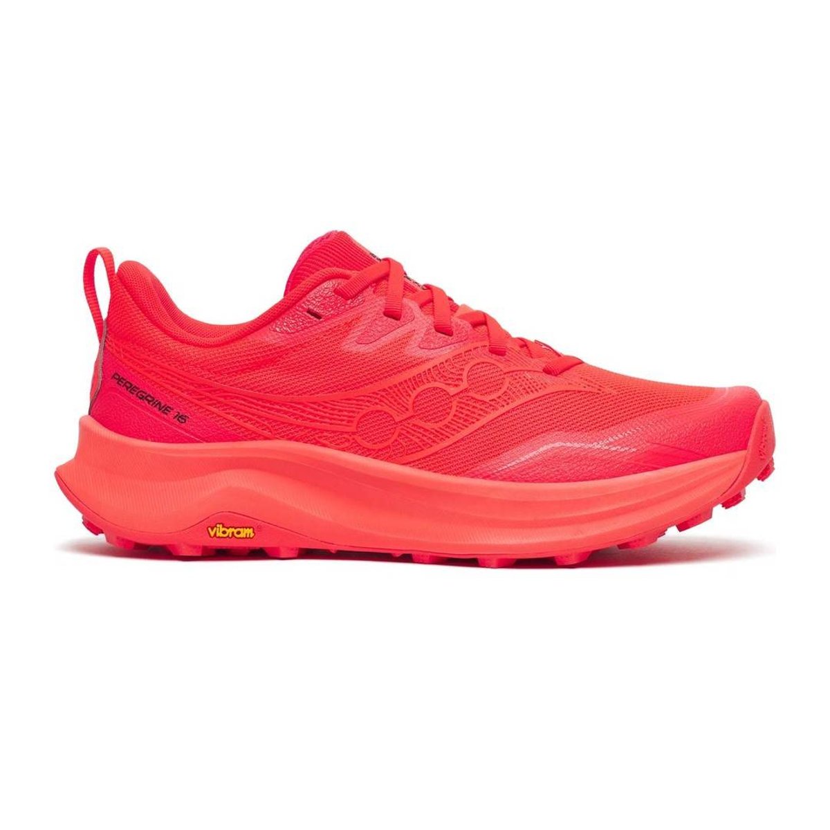Saucony Peregrine 16 Schuhe Rot AW26 Damen, Größe 35.5 EUR
